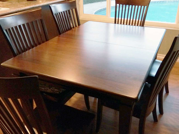 Ethan Leg Table and the Carlisle Dining Chair
