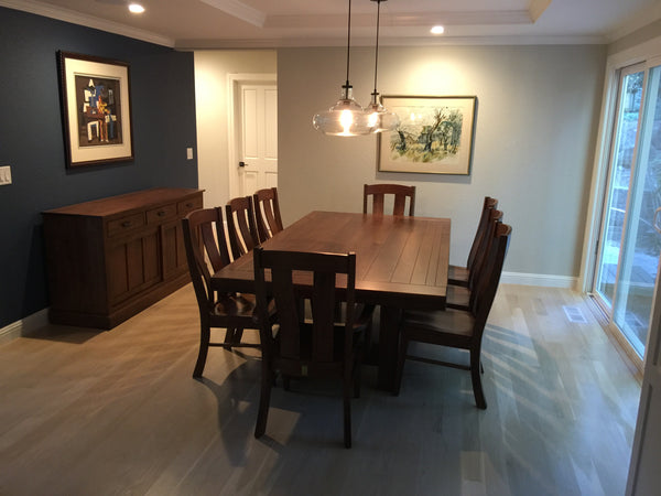 Customer Picture of the Wellington Dining Table with the Laurie Chair and Sherwood Buffet