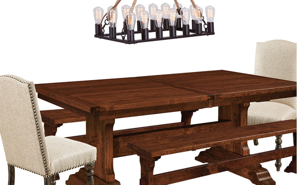 Dining Table Set Inspiration | The Manchester Trestle Table