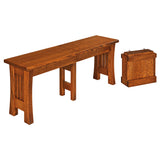 Arts & Crafts Extension Bench | Home and Timber