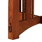 Brookville Bar Table | Mortise and Tenon Detail | Home and Timber