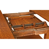 Arts & Crafts Bar Table | Butterfly Extension Detail | Home and Timber