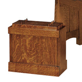 McCoy Dining Bench Leaf Storage Box by Home and Timber