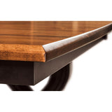 Saratoga Expandable Trestle Table Edge by Home and Timber