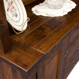Williamsburg Buffet or Hutch Breadboard Top by Home and Timber