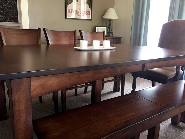 Customer Picture of the Heidi Leg Table and Heidi Expandable Bench