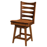 Armanda Solid Wood Swivel Bar Chair | Home and Timber