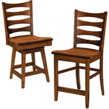 Armanda Swivel and Stationary Bar Chairs by Home and Timber