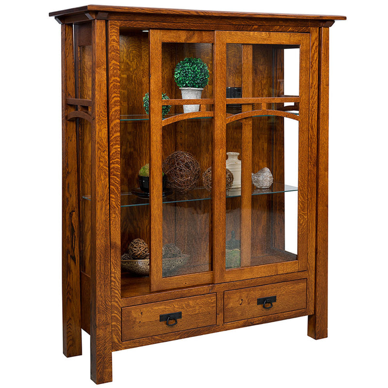 Artesa Curio Cabinet | Doors Open | Home and Timber