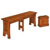 Arts & Crafts Extension Bench | Home and Timber