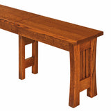 Arts & Crafts Expandable Dining Bench | Home and Timber