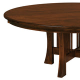 Arts and Crafts Single Pedestal Extension Table | Home and Timber
