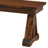Bailey Expandable Dining Bench | Detail Photo | Home and Timber