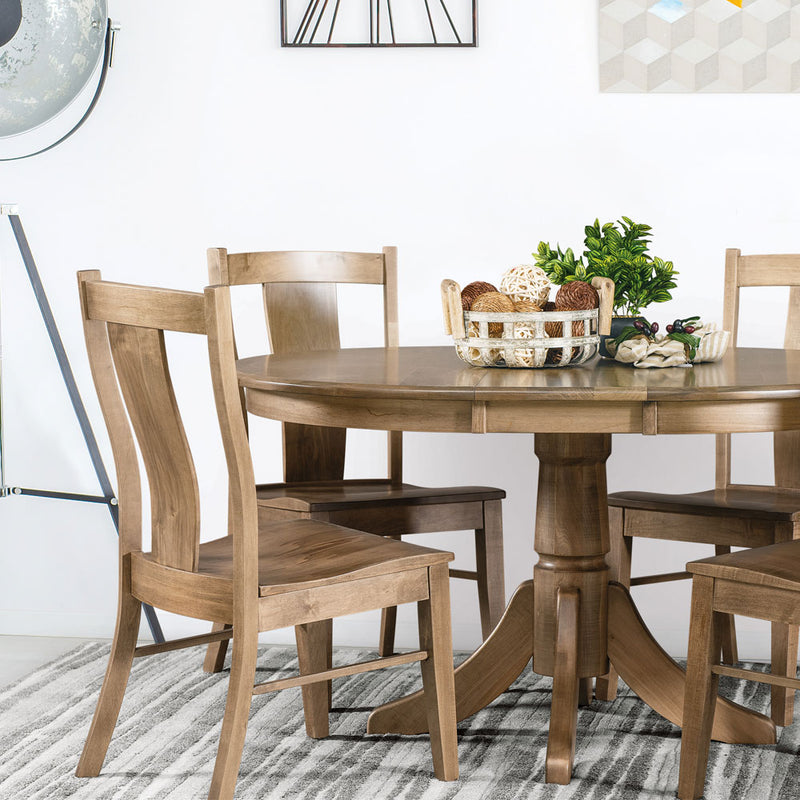 Single Table Stand Baytown Single Pedestal Dining Table | Home and Timber