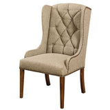 Bradshaw Tufted Upholstered Arm Chair in Fabric