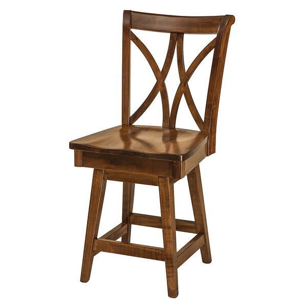 Callahan Swivel Bar Chair by Home and Timber