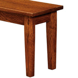 Denver Expandable Dining Bench Detail by Home and Timber