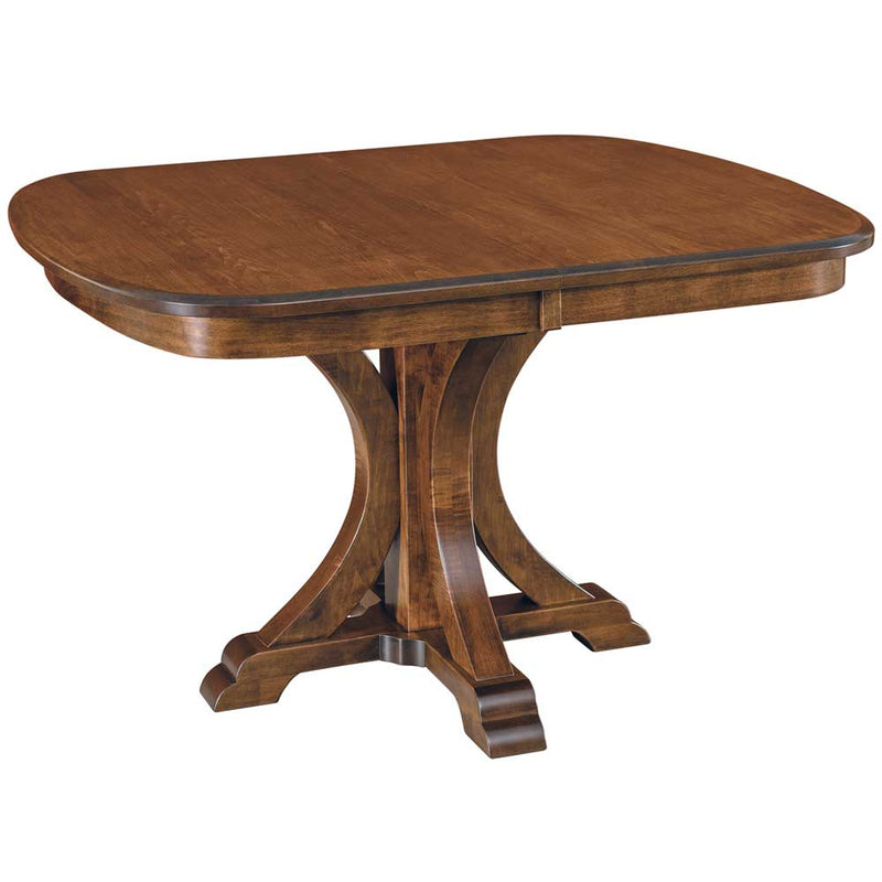 Granite Single Pedestal Table | Full Photo | Home and Timber