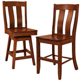 Laurie Solid Wood Bar Chairs by Home and Timber