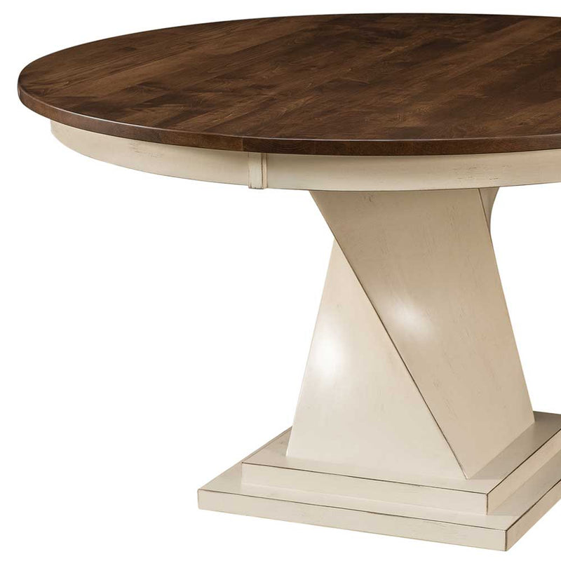 Single Rode On Table Lexington Round Dining Table | Home and Timber