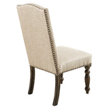 Olson Upholstered Dining Chair Back Detail | Home and Timber