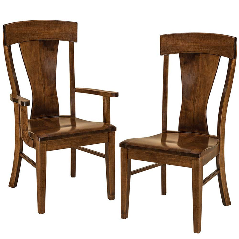 Ramsey Solid Wood Dining Chairs by Home and Timber