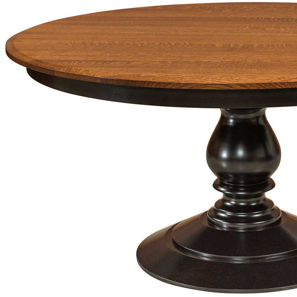 St. Charles Single Pedestal Table | Detail Photo | Home and Timber